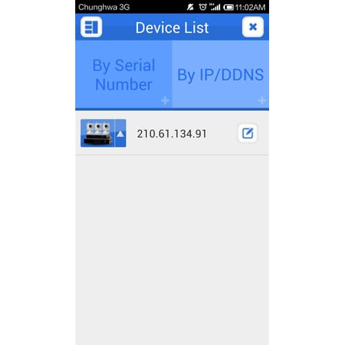 aHDVR — HDVR Viewer for Android Mobile Devices, vista 3