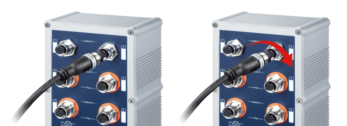 IGS-604HPT-M12 — Industrial IP67 Rated 4-Port 10/100/1000T 802.3at PoE + 2-Port 10/100/1000T Managed Ethernet Switch, vista 4