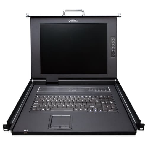 IKVM-210-08M — 17" 8-Port Combo VGA LCD IP KVM Switch, vista 2