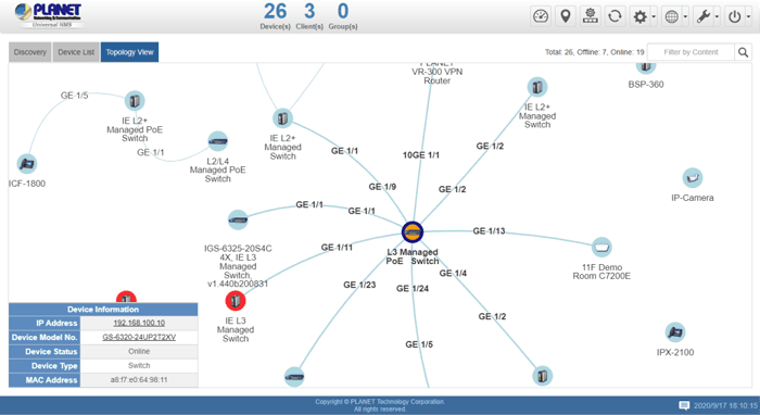 UNI-NMS / UNI-NMS-LITE — Universal Network Management System Software (LITE), vista 10