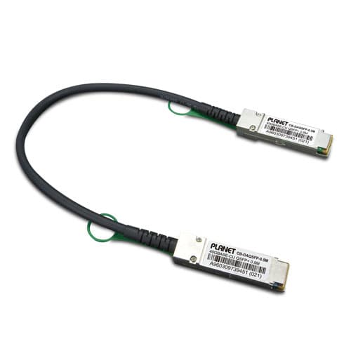 CB-DAQSFP-0.5 / CB-DAQSFP-2M — 40G QSFP+ Direct-attached Copper Cable (0.5/2M in length), vista 2