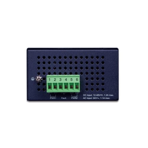 IGS-1020TF — Industrial 8-Port 100/1000T + 2 1000X SFP Ethernet Switch, vista 3