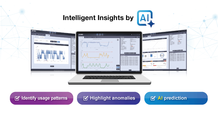 NMS-AIoT — Universal Network Management AIoT Application Server with LCD & 6 10/100/1000T LAN Ports, vista 6