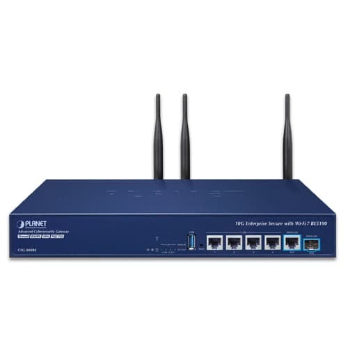 CSG-800BE — Dual 10G Cybersecurity Gateway with Wi-Fi 7 5100BE, vista 2