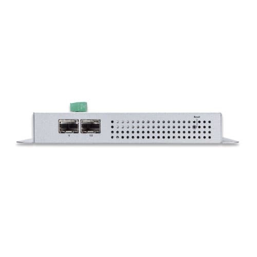 WGS-4215-8T2S — Industrial 8-Port 10/100/1000T + 2-Port 100/1000X SFP Wall-mount Managed Switch (-40~75 degrees C), vista 4