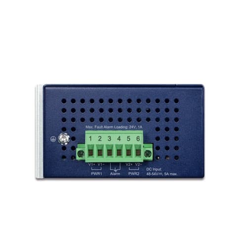 IPOE-470 — Industrial 4-port Multi-Gigabit 802.3bt PoE++ Injector Hub, vista 3