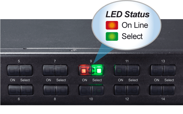 IKVM-210-08 — 8-Port Combo IP KVM Switch, vista 8