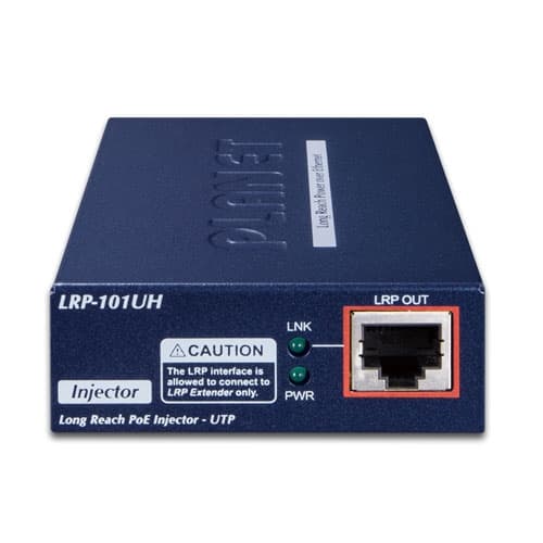LRP-101U-KIT — 1-Port Long Reach PoE over UTP Extender Kit (LRP-101UH + LRP-101UE), vista 6