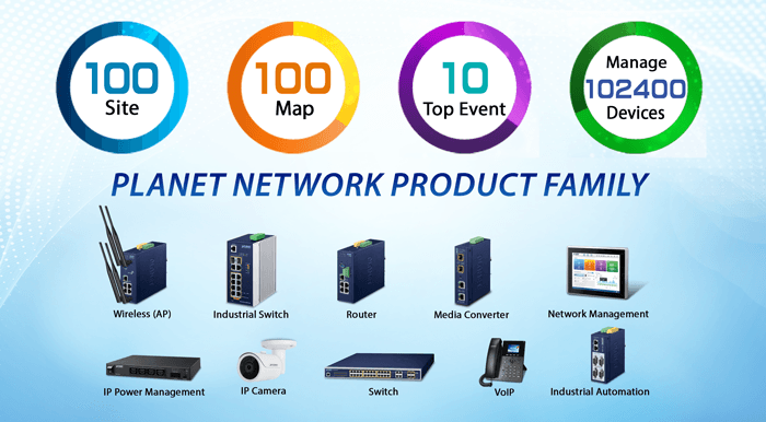 UNC-NMS — Universal Network Management Central Controller with LCD & 6 10/100/1000T LAN Ports (1024 x 100 nodes), vista 9