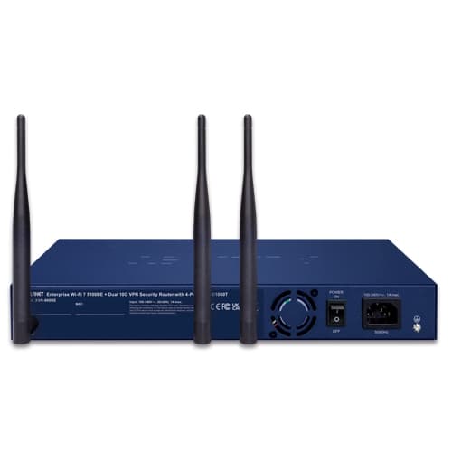 XVR-800BE — Enterprise Wi-Fi 7 5100BE + Dual 10G VPN Security Router with 4-Port 10/100/1000T, vista 3