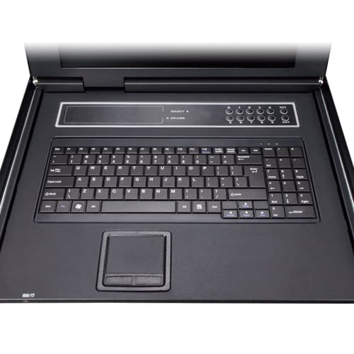 IKVM-210-08M — 17" 8-Port Combo VGA LCD IP KVM Switch, vista 4