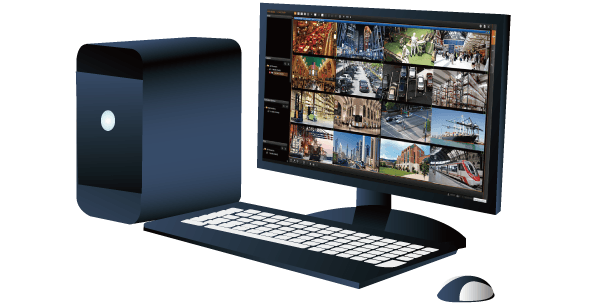 NVR-E6480 — 64-Ch Windows-based NVR with 8-Bay Hard Disks, vista 9