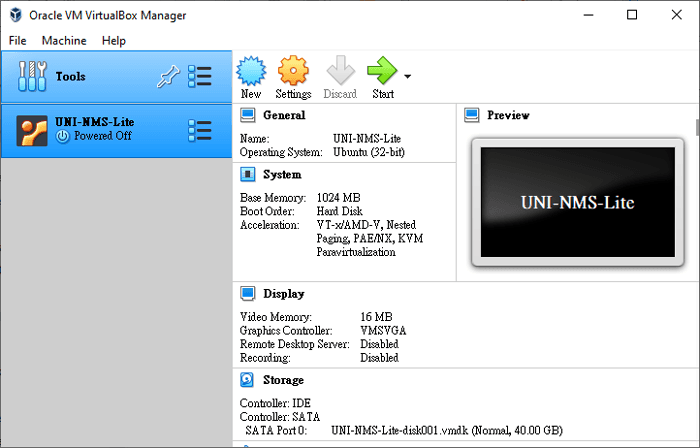 UNI-NMS / UNI-NMS-LITE — Universal Network Management System Software (LITE), vista 12