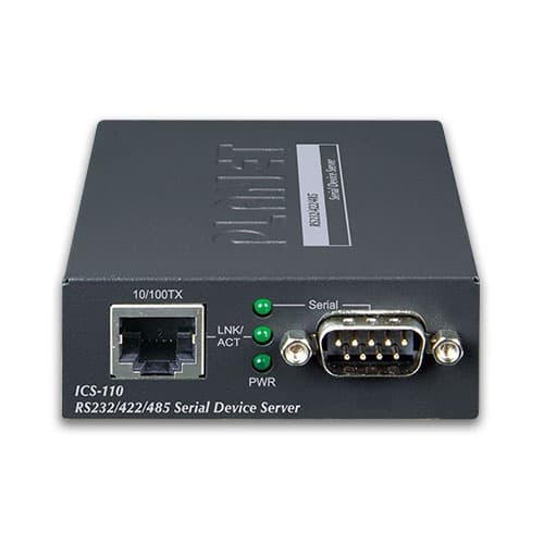ICS-110 — RS232/RS422/RS485 Serial Device Server, vista 2
