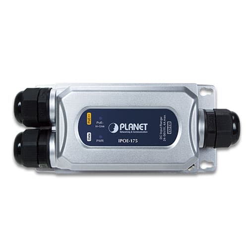 IPOE-175 — Industrial IP67 1-Port 60W 802.3bt PoE++ Injector, vista 2