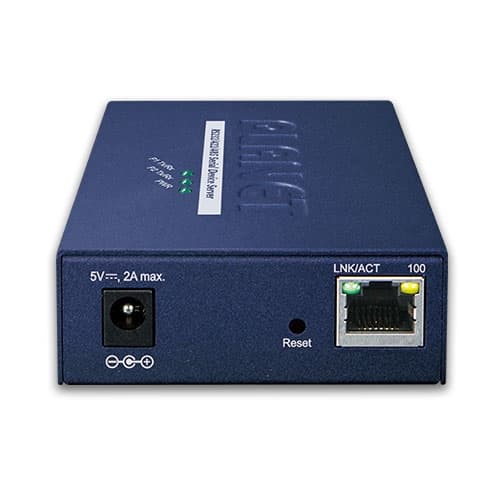 ICS-120 — 2-Port RS232/RS422/RS485 Serial Device Server, vista 4
