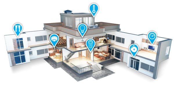 HZS-200 — Z-Wave Ceiling-mount Smoke Detector, vista 3