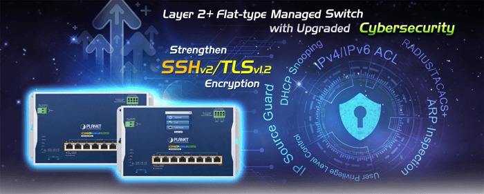 WGS-4215-8P2X — Industrial L2+ 8-Port 10/100/1000T 802.3at PoE + 2-Port 10G SFP+ Wall-mount Managed Ethernet Switch, vista 5