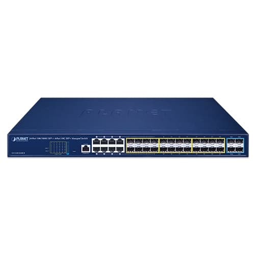 GS-5220-16S8CR — L2+ 24-Port 100/1000X SFP + 8-Port Shared TP + 4-Port 10G SFP+ Managed Switch, vista 2
