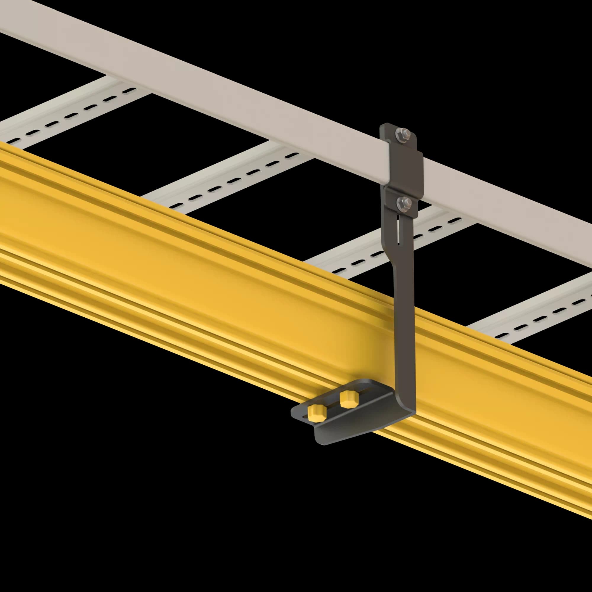 FDS_100mm “ L ” Shaped Ladder Rack Mounting Kits, vista 2