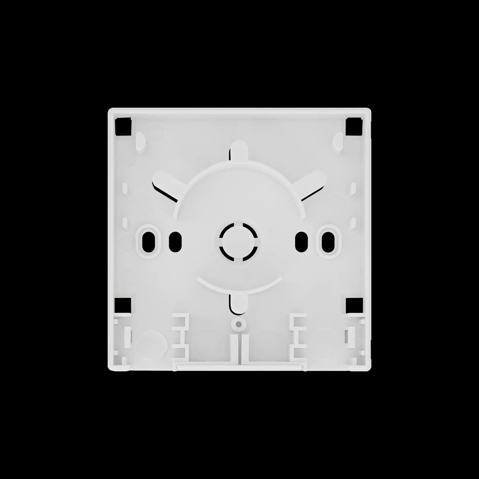Indoor Termination Box | 2 Patch 2 Fibers 2 Ports | Wall Outlet, vista 6