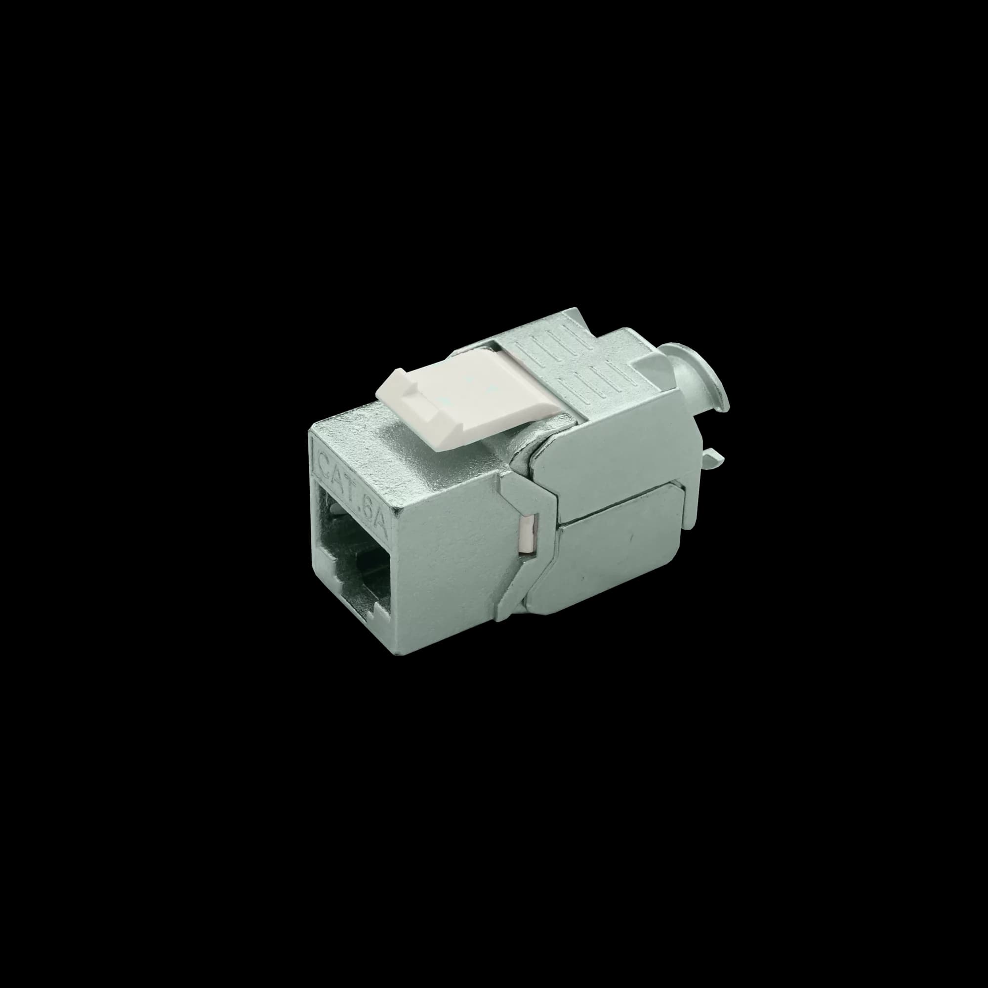 CAT6A Jack to Jack Keystone 180° | Shielded, vista 5