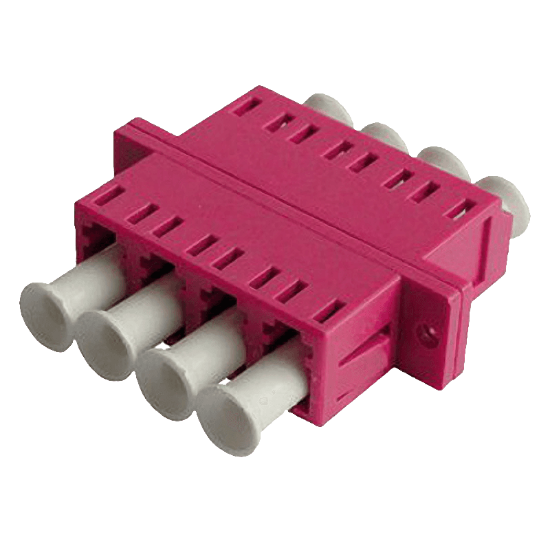 LC Quad Adapter | w/ Flange, vista 5