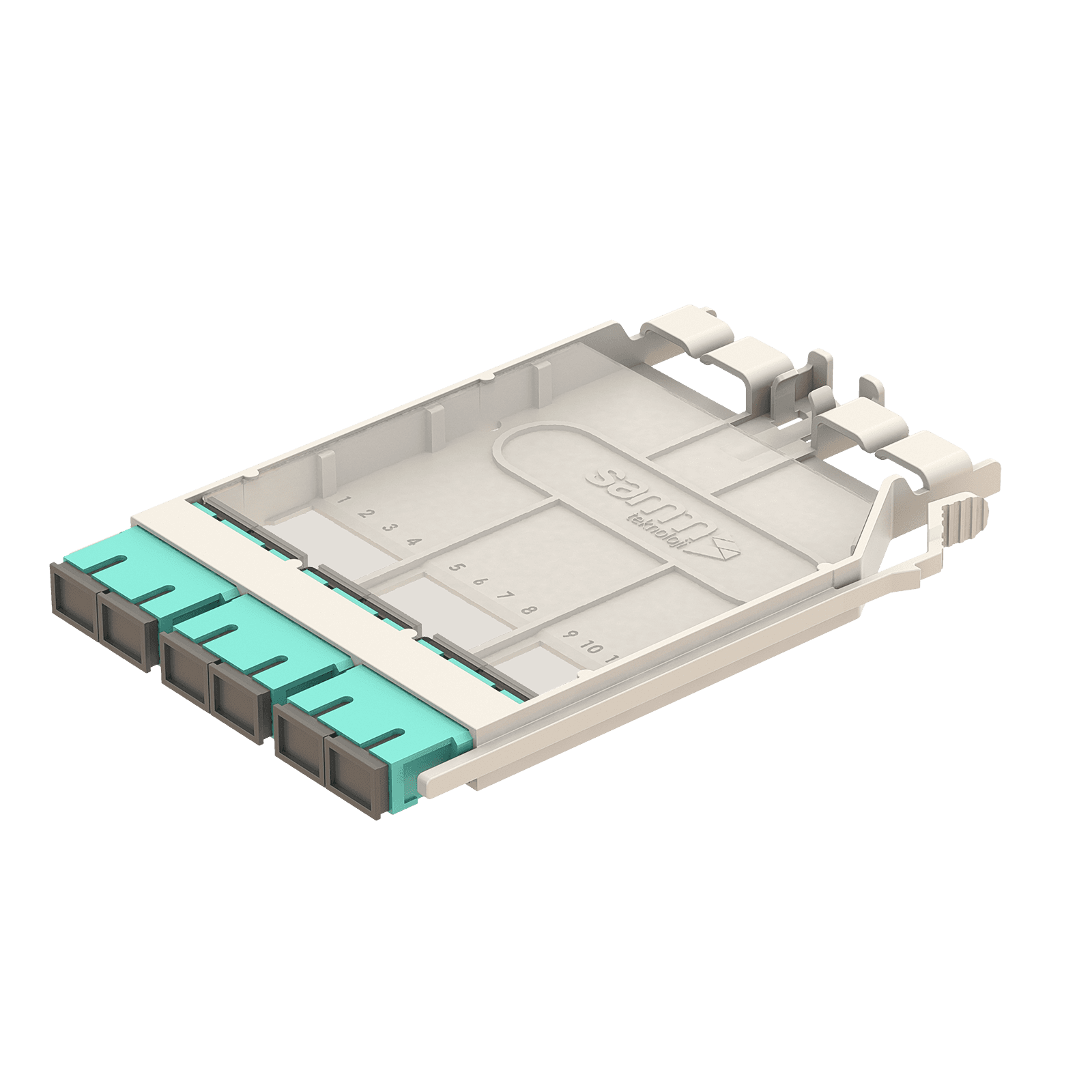 G-Connect | UHD SC Patch Module | 3xSC Duplex Adapter, vista 3