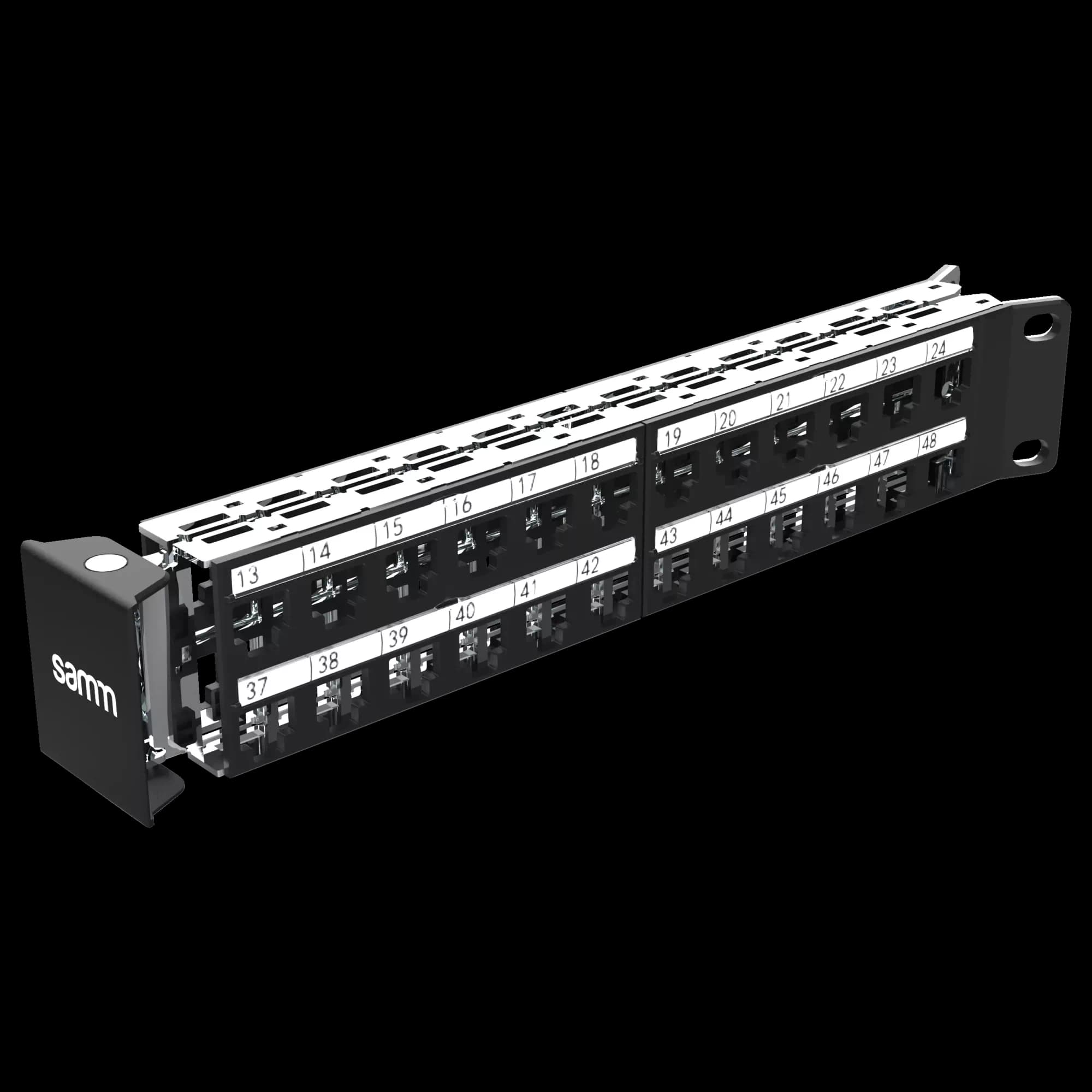 PANEL-1.0U-SHLD-UNL-ANG-48P with SCM, vista 4