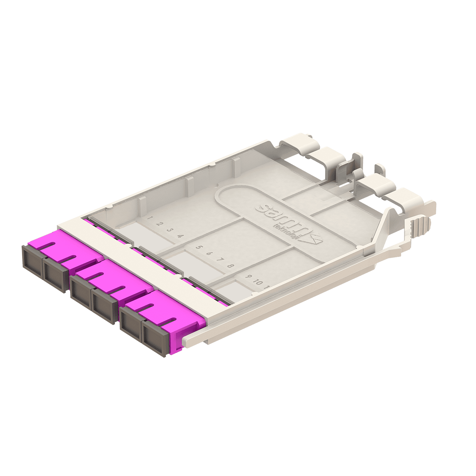 G-Connect | UHD SC Patch Module | 3xSC Duplex Adapter, vista 4
