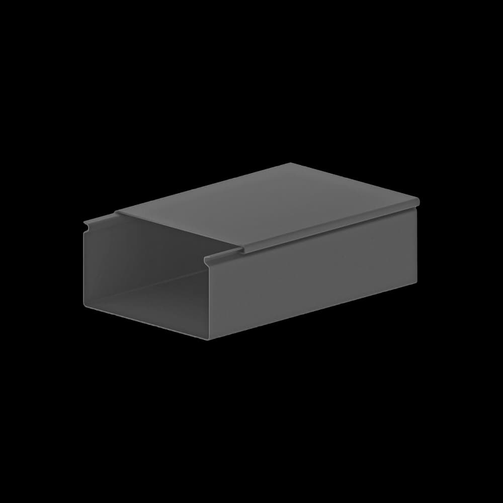 Raceways | Straight Channel 200mm | W/ Cover, vista 2