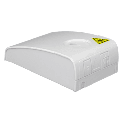 Indoor Termination Box | 2 Patch Fiber+RJ45 Ports | Compact Design, vista 7