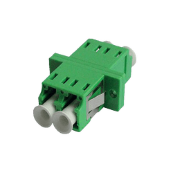 LC Duplex Adapter | w/ Flange, vista 6