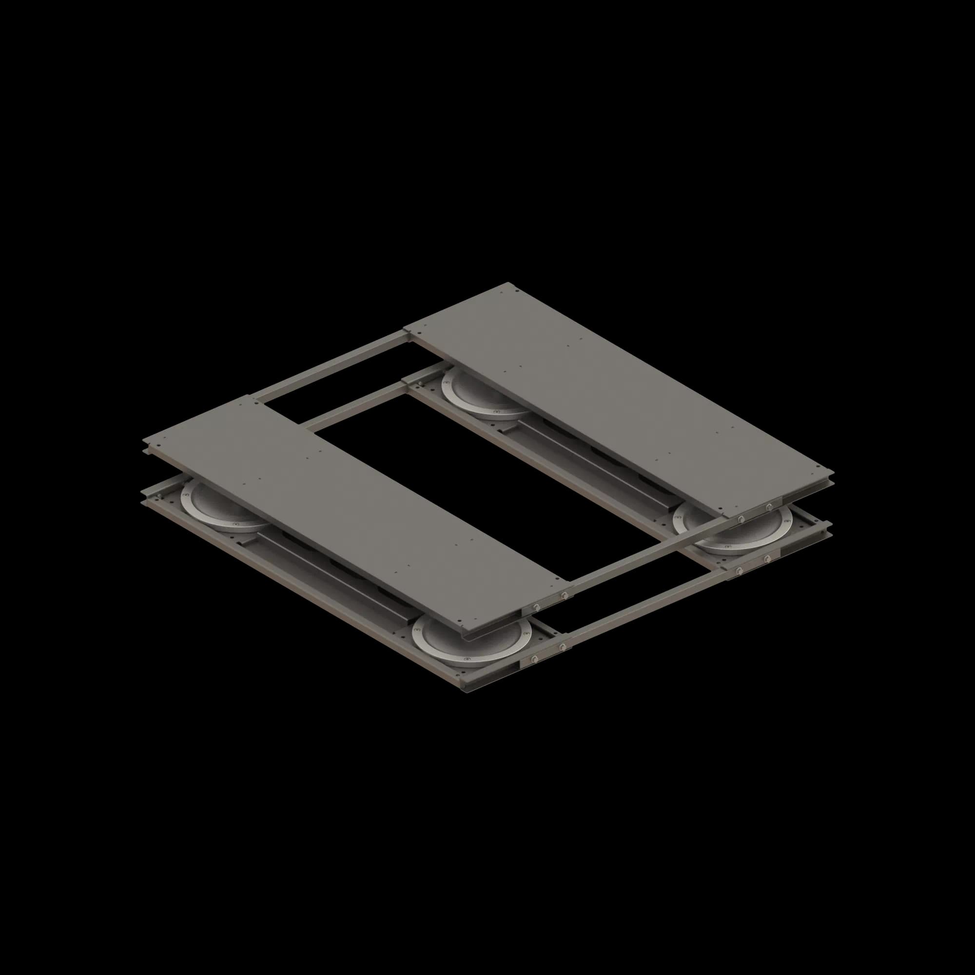 SSI-1000 Modular Platforms Data Center Seismic Isolator, vista 3