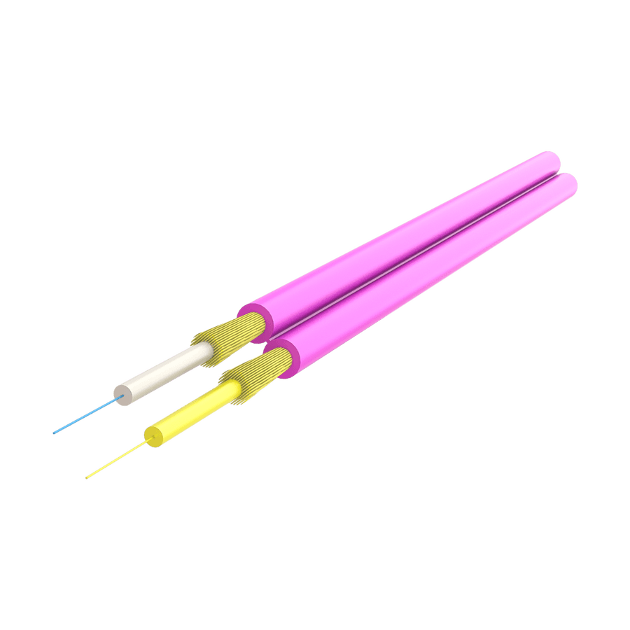 Duplex Fig-8 Fiber Optic Cable 2.0x4.1mm | I-VT6(ZN-AY)H 1x2 | 1000 meters, vista 5