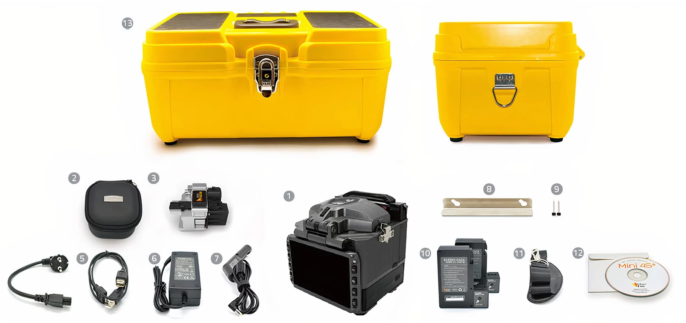 Mini 5C+ Fusion Splicer, vista 7