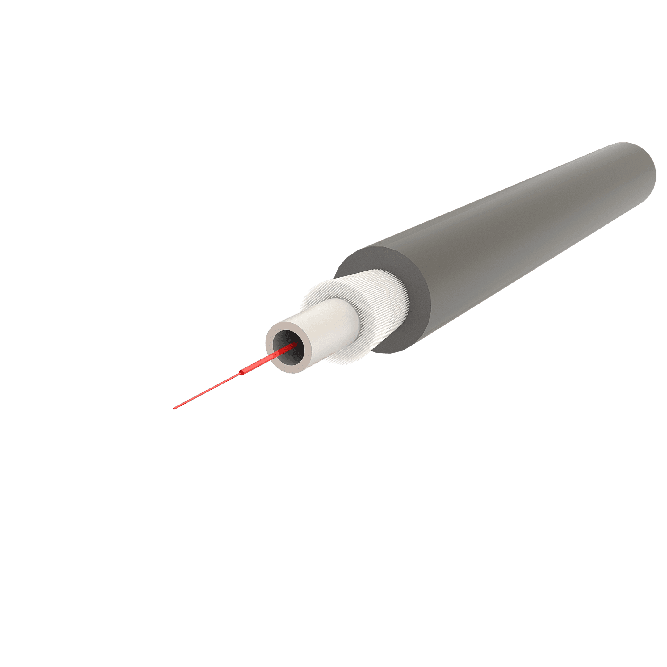 Central Loose Tube Fiber Optic Cable | Gel-Free | U-BQ(ZN-GY)BH | CPR:B2ca | Up to 24F | 1000 meters, vista 2