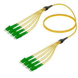 LC/APC-LC/APC | 8 Fibers Fanout | Single Mode G657.A2 | 3.0/1.8mm, vista 2