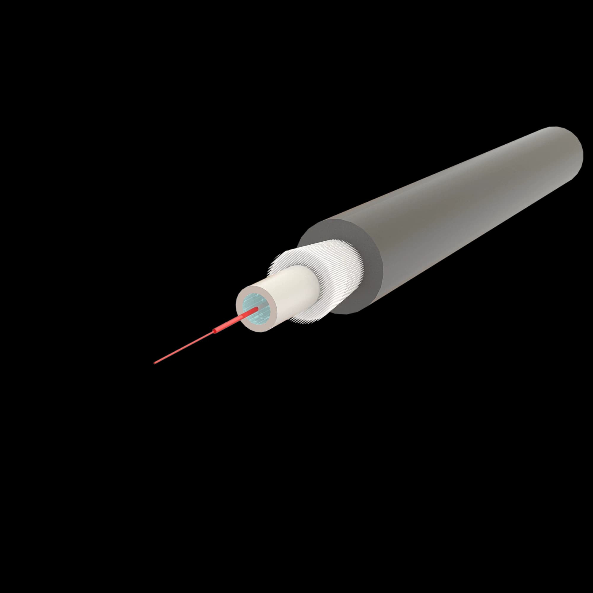Central Loose Tube Fiber Optic Cable | Gel-Filled | U-D1Q(ZN-GY)BH | Up to 24F | 1000 meters, vista 3