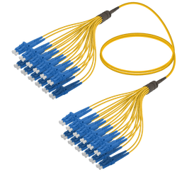 LC/UPC-LC/UPC | 24 Fibers Fanout | Single Mode G657.A2 | 3.0/1.8mm, vista 2