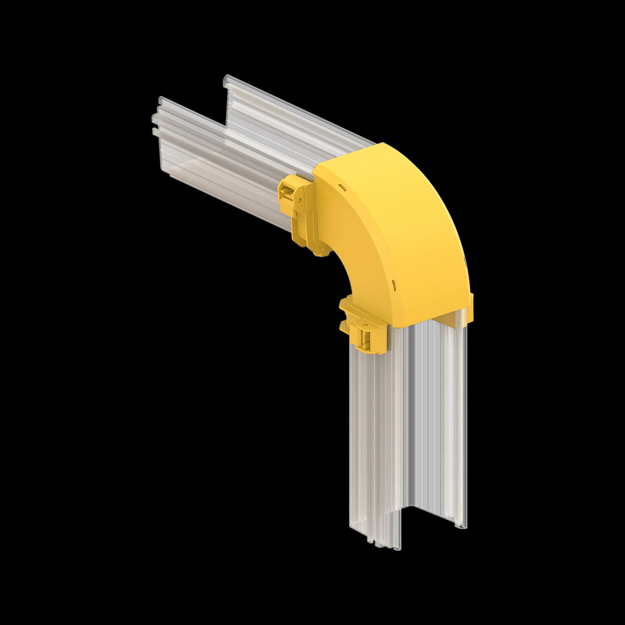 FDS_100mm 90˚ Vertical Outside Elbow Body, vista 3