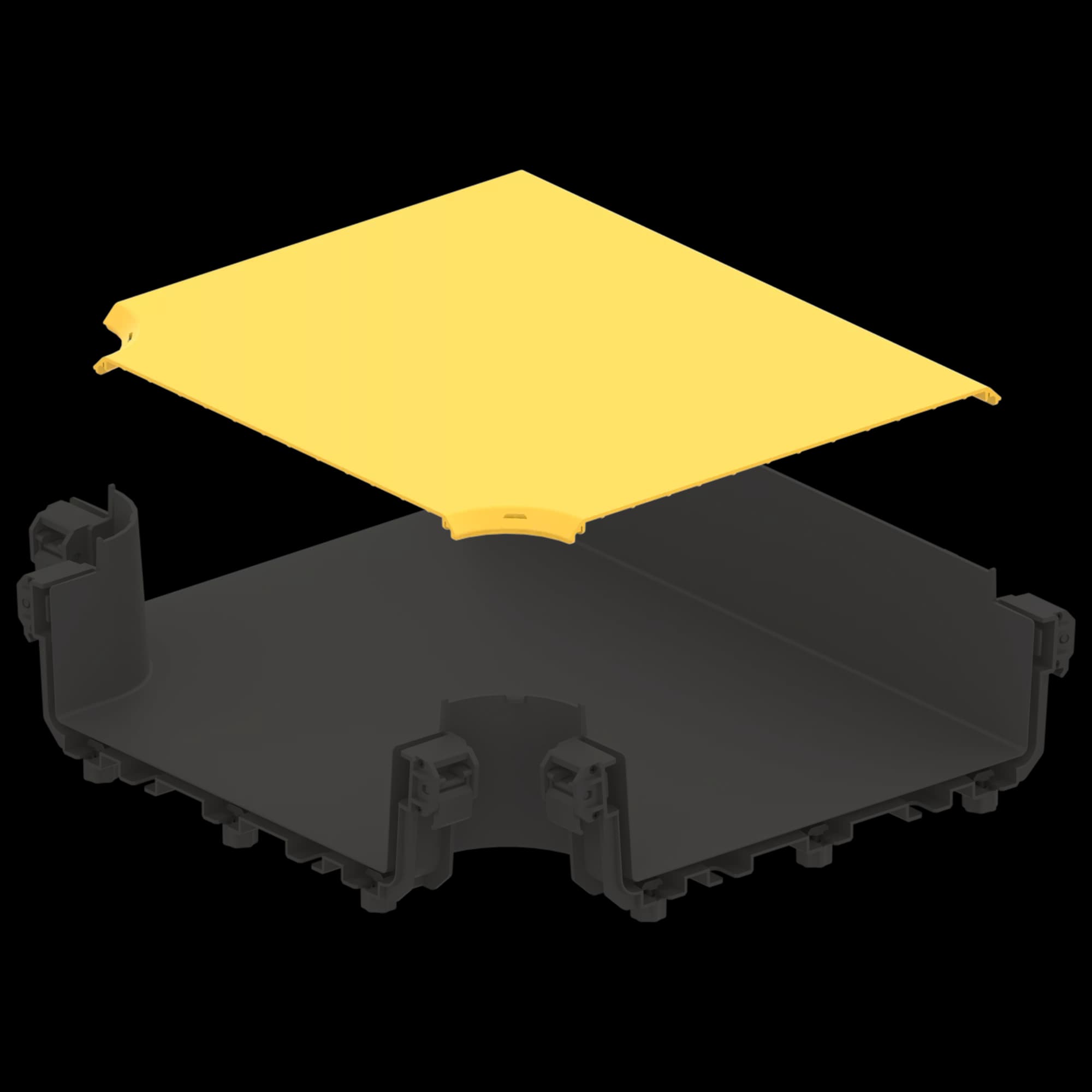 FDS_300mm Horizontal "TEE" Connection Cover, vista 3