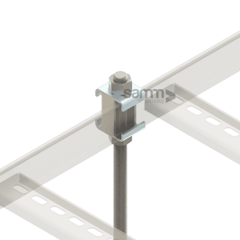 Cable Pathways | Over Cabinet Threaded Rod Set, vista 2