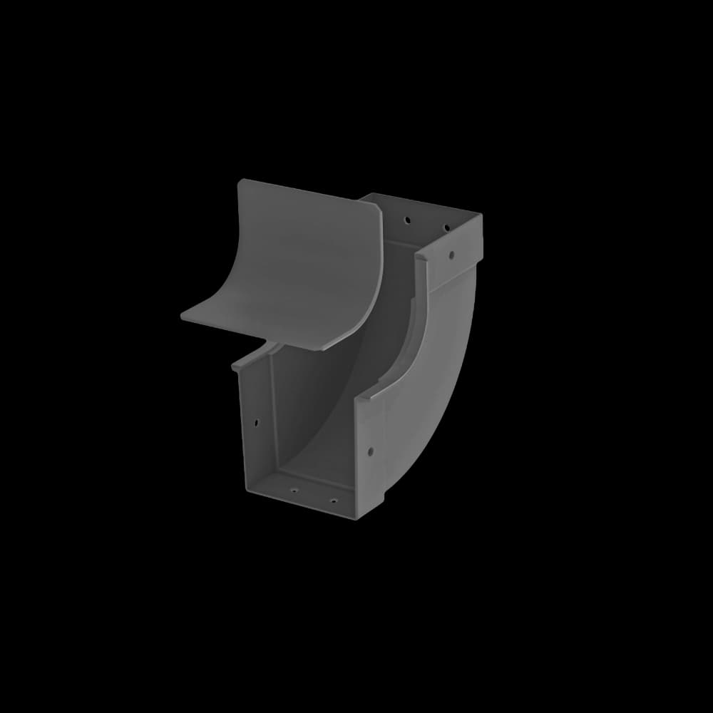 Raceways | Internal Cover Outlet Elbow 100mm, vista 4