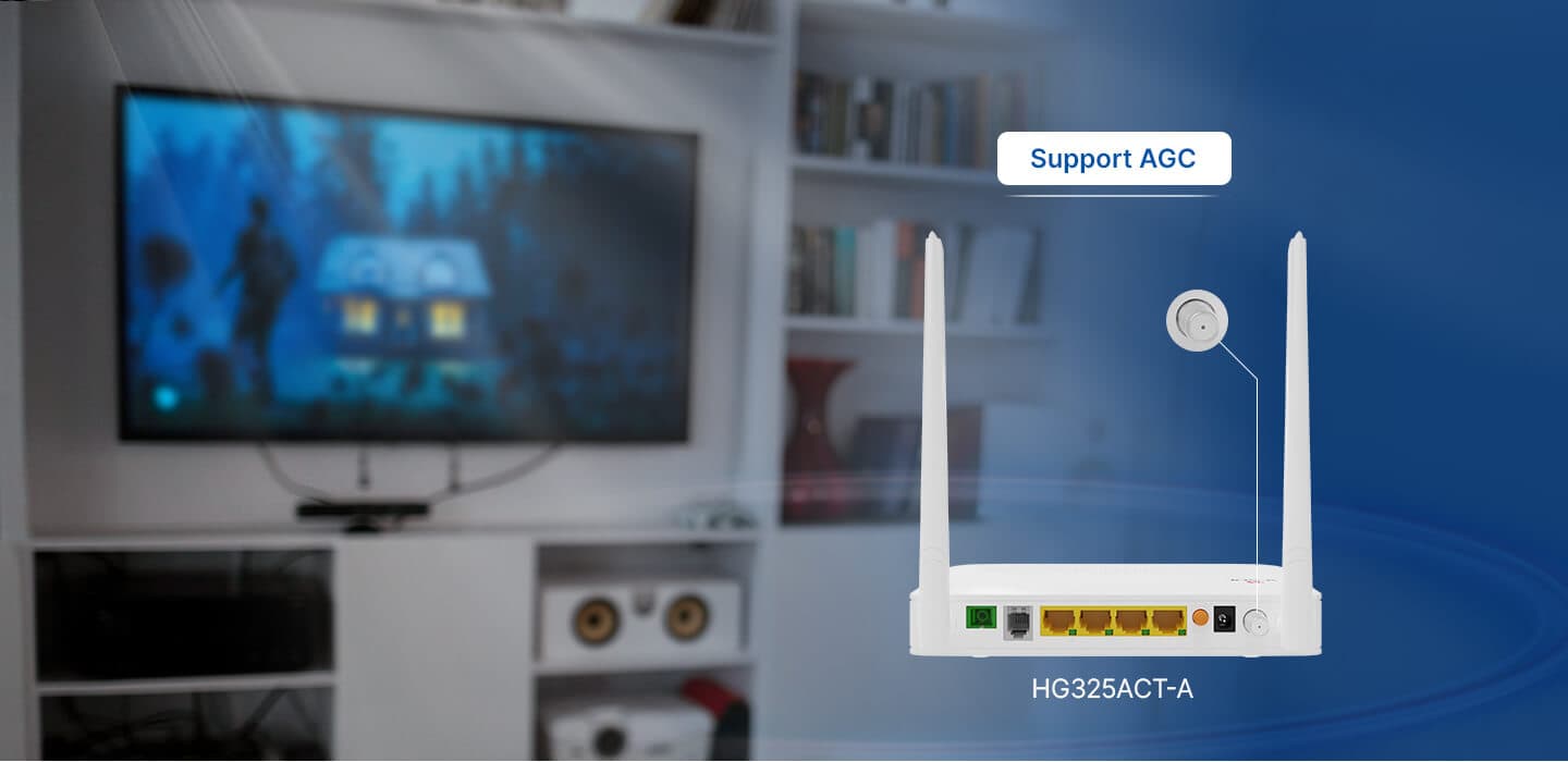 HG325AC(T)-A — 1XPON+4GE+1POTS+CATV+USB 3.0+Wi-Fi 5 HGU ONT, vista 10