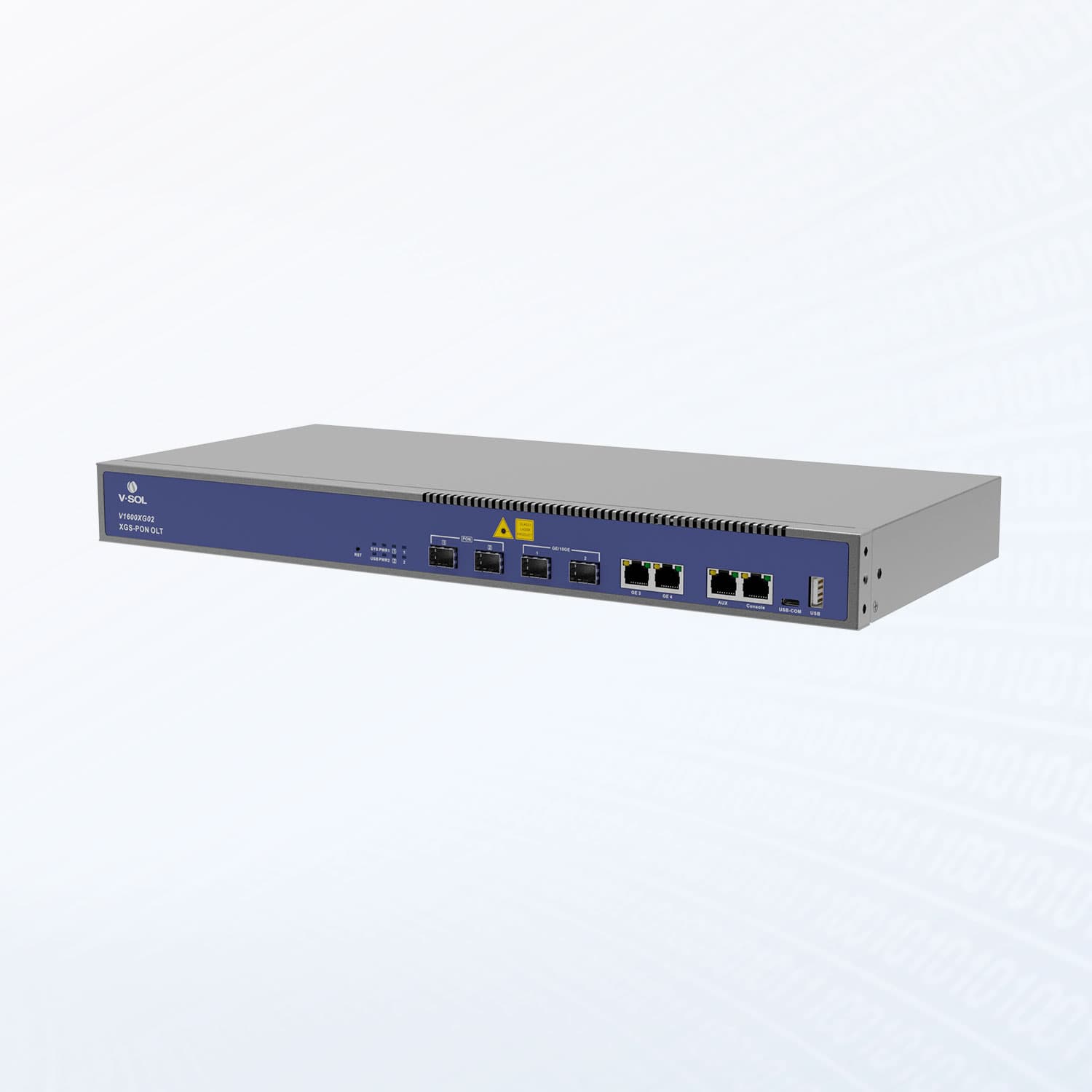 V1600XG02 — 2 Port XG/XGS-PON OLT, vista 2